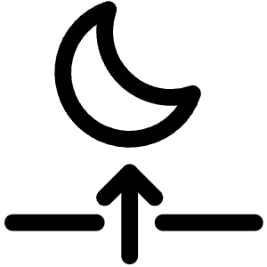 Night Moon Begin Icon from Ultimate Regular - Free Set