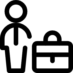 Human Resources Businessman Icon from Ultimate Regular - Free Set