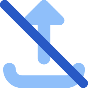 Upload Off Disable Icon from Core Flat Set