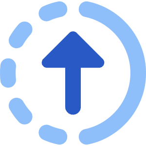 Upload Upgrade In Progress Icon from Core Flat Set
