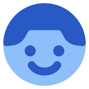 Face Man Icon from Core Flat Set