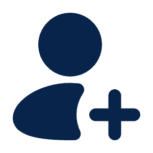 User Add 2 Fill Icon from Mingcute Fill Set