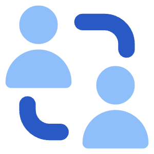 User Collaborate Group Icon from Core Flat Set