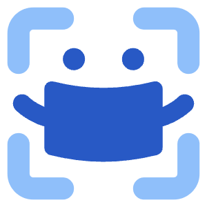User Face Id Mask Icon from Core Flat Set