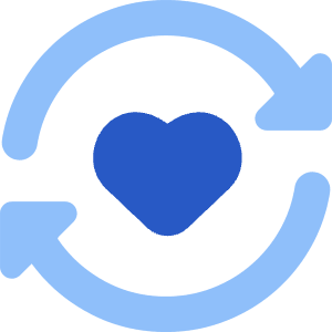 User Feedback Heart Icon from Core Flat Set