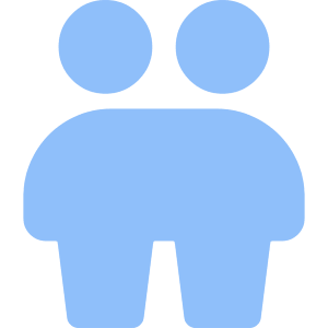 User Friendship Group Icon from Core Flat Set