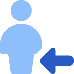 User Full Body Followers Icon from Core Flat Set