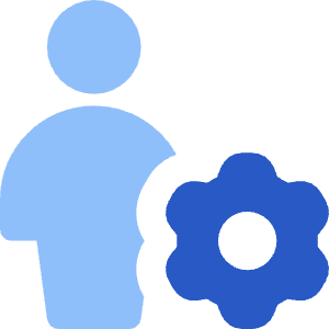 User Full Body Setting Gear Icon from Core Flat Set