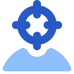 User Head Focus Icon from Core Flat Set