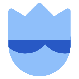 User King Crown Icon from Core Flat Set