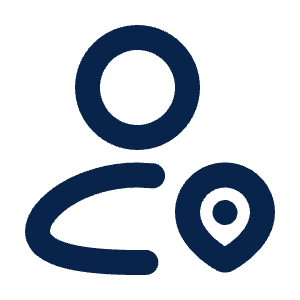 User Pin Line Icon from Mingcute Line Set