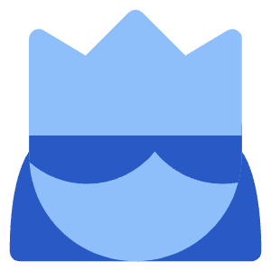User Queen Crown Icon from Core Flat Set