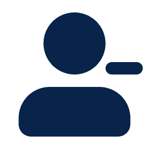 User Remove Fill Icon from Mingcute Fill Set