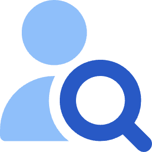 User Search 2 Icon from Core Flat Set