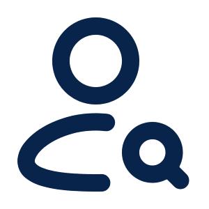 User Search Line Icon from Mingcute Line Set