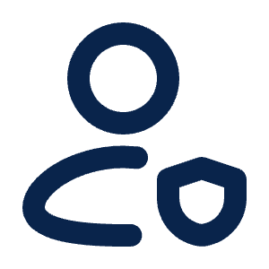 User Security Line Icon from Mingcute Line Set