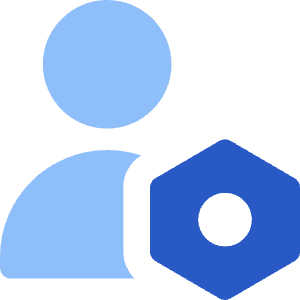 User Setting Bolt Nut Icon from Core Flat Set