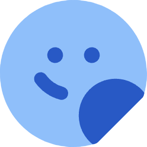 User Sticker Circle Icon from Core Flat Set