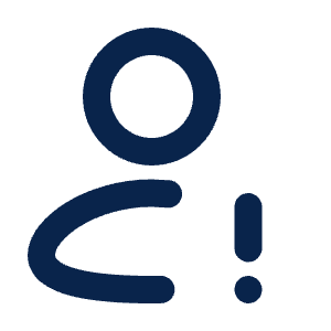 User Warning Line Icon from Mingcute Line Set