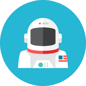 Astronaut Icon from Kameleon Colors - Free Set
