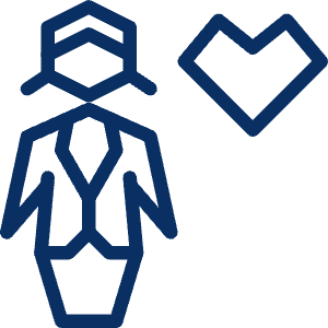 Business Female Heart Icon from Cyber Line - Free Set