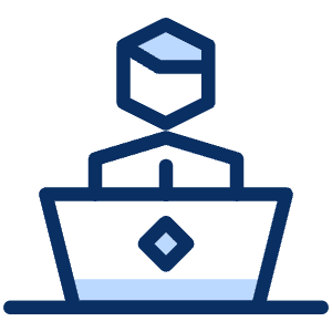 Business Laptop Icon from Cyber Duotone - Free Set