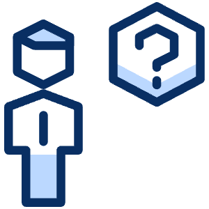 Business Question Icon from Cyber Duotone - Free Set