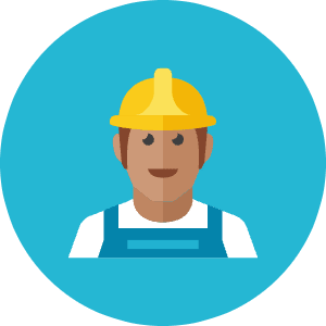 Construction Worker 4 Icon from Kameleon Colors - Free Set