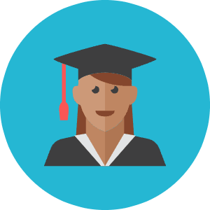 Student Woman 2 Icon from Kameleon Colors - Free Set