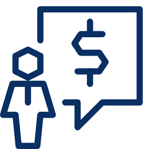User Chat Dollar Icon from Cyber Line - Free Set