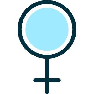 Gender Female Icon from Ultimate Duotone - Free Set