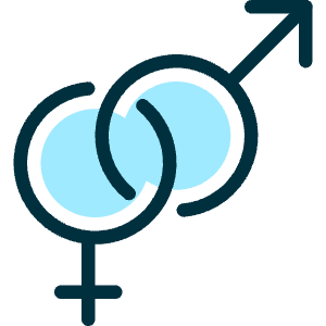 Gender Hetero Icon from Ultimate Duotone - Free Set