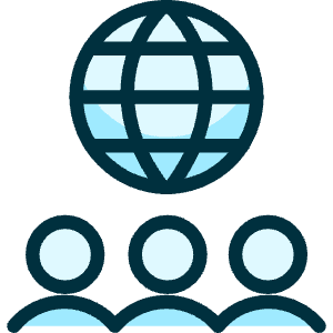 Multiple Users Network Icon from Ultimate Duotone - Free Set