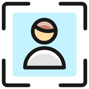 Single Man Focus Icon from Ultimate Colors - Free Set