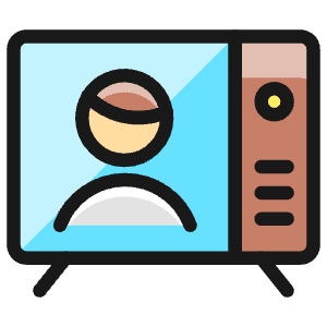 Single Man Vintage Tv Icon from Ultimate Colors - Free Set