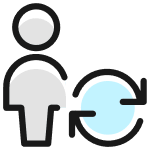 Single Neutral Actions Refresh Icon from Ultimate Colors - Free Set
