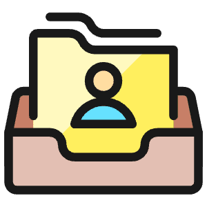 Single Neutral Folder Box Icon from Ultimate Colors - Free Set