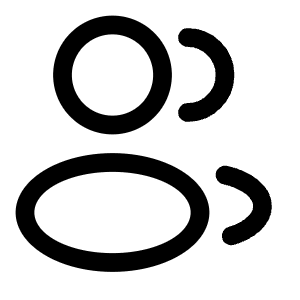 Users Group Rounded Icon from Solar Linear Set