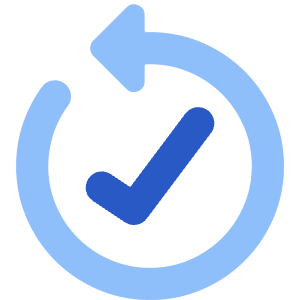 Check Backward Icon from Core Flat Set