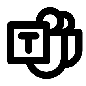 Brand Teams Icon from Tabler Line Set