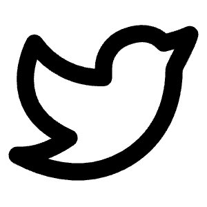 Brand Twitter Icon from Tabler Line Set