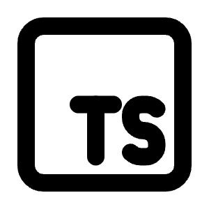 Brand Typescript Icon from Tabler Line Set