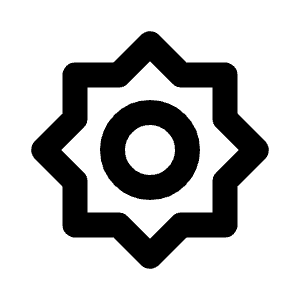 Brightness 2 Icon from Tabler Line Set