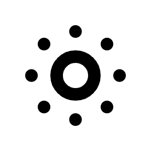 Brightness Down Icon from Tabler Line Set