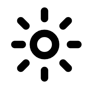 Brightness Up Icon from Tabler Line Set