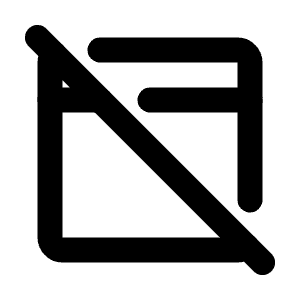 Browser Off Icon from Tabler Line Set