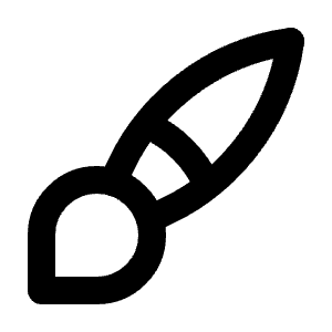 Brush Icon from Tabler Line Set