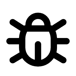 Bug Icon from Tabler Line Set