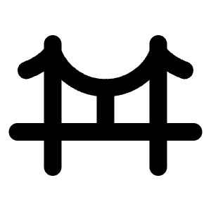 Building Bridge Icon from Tabler Line Set