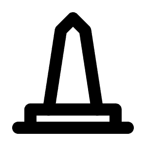 Building Monument Icon from Tabler Line Set